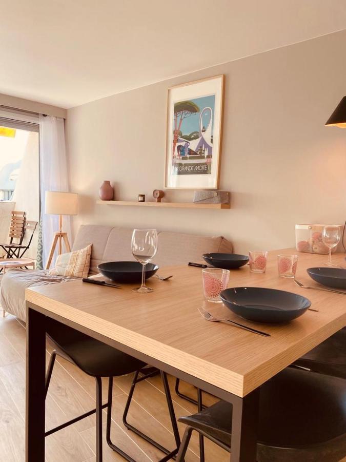 Le Cali, P2 Cabine Dans Une Residence Avec Piscine, Vue Mer Et Parking Prive 拉格朗德默特 外观 照片