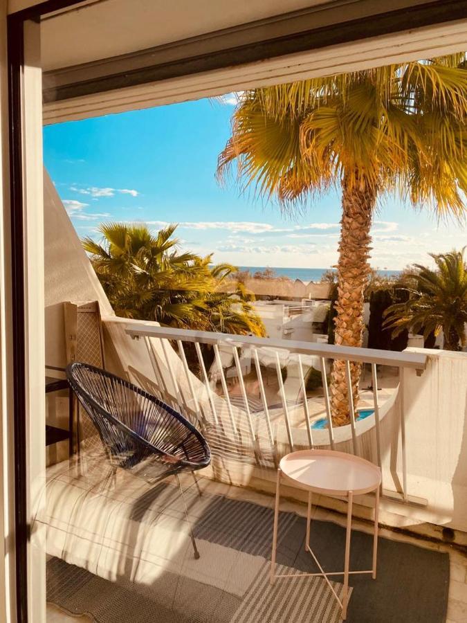 Le Cali, P2 Cabine Dans Une Residence Avec Piscine, Vue Mer Et Parking Prive 拉格朗德默特 外观 照片